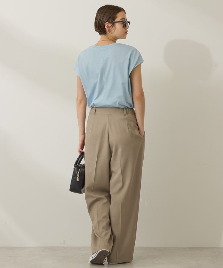 AMERICAN HOLIC「きれいめフレンチスリーブコットンプルオーバー」|Tシャツ・カットソー|