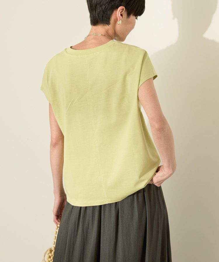 AMERICAN HOLIC「きれいめフレンチスリーブコットンプルオーバー」|Tシャツ・カットソー|