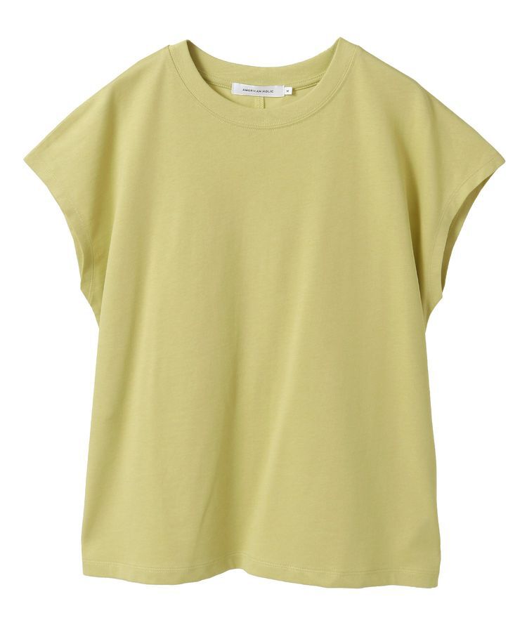 AMERICAN HOLIC「きれいめフレンチスリーブコットンプルオーバー」|Tシャツ・カットソー|