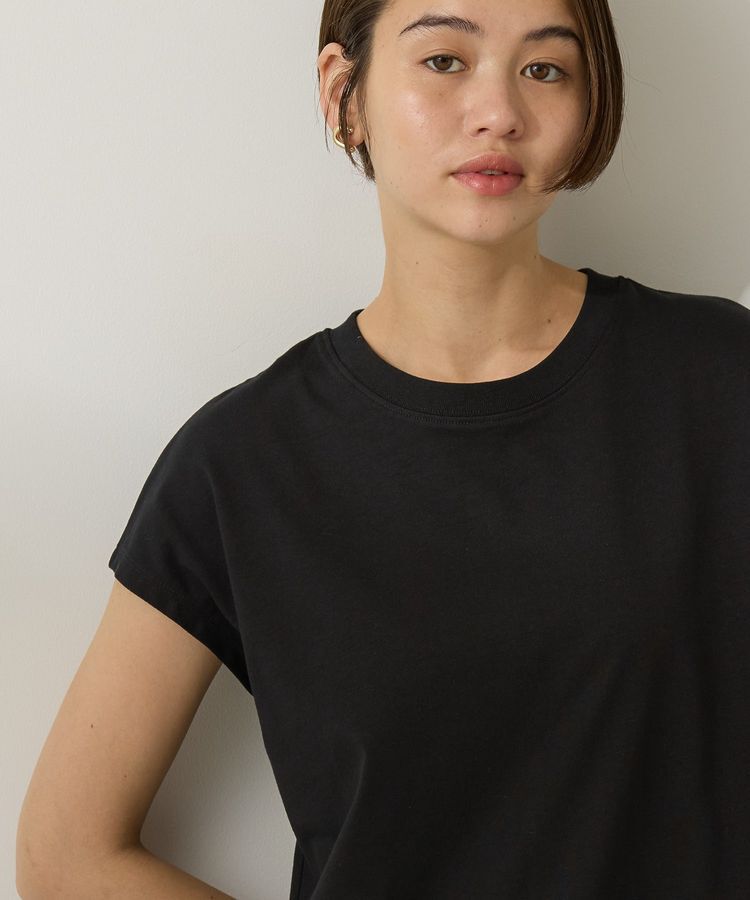 AMERICAN HOLIC「きれいめフレンチスリーブコットンプルオーバー」|Tシャツ・カットソー|