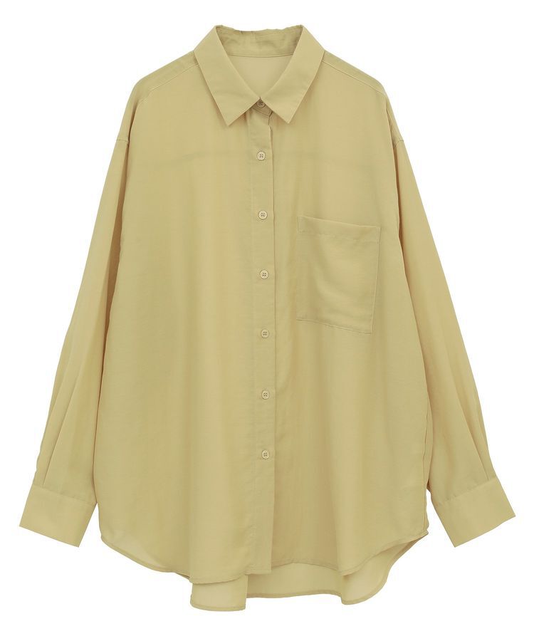 AMERICAN HOLIC「シアーボイルオーバーシルエットシャツ」|シャツ・ブラウス|