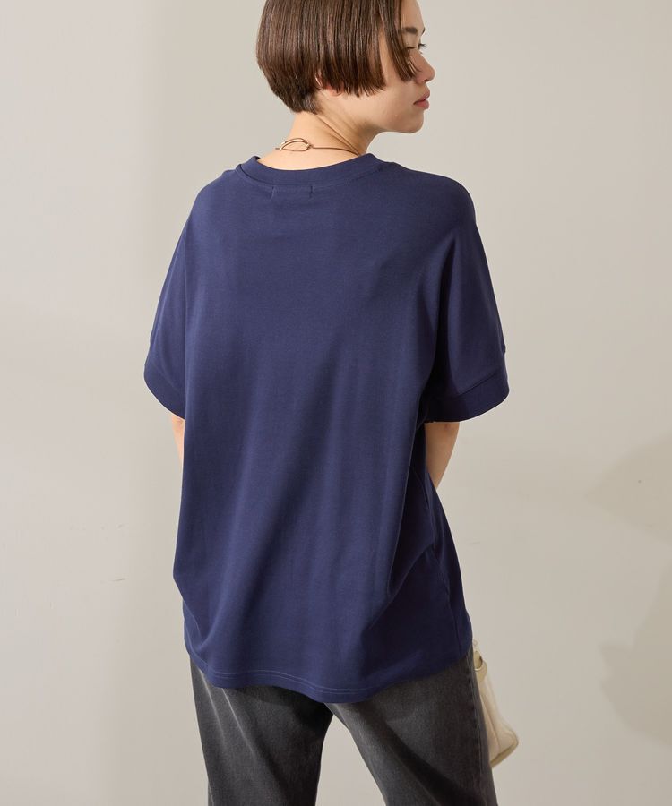 AMERICAN HOLIC「接触冷感スムースフレンチスリーブプルオーバー」|Tシャツ・カットソー|