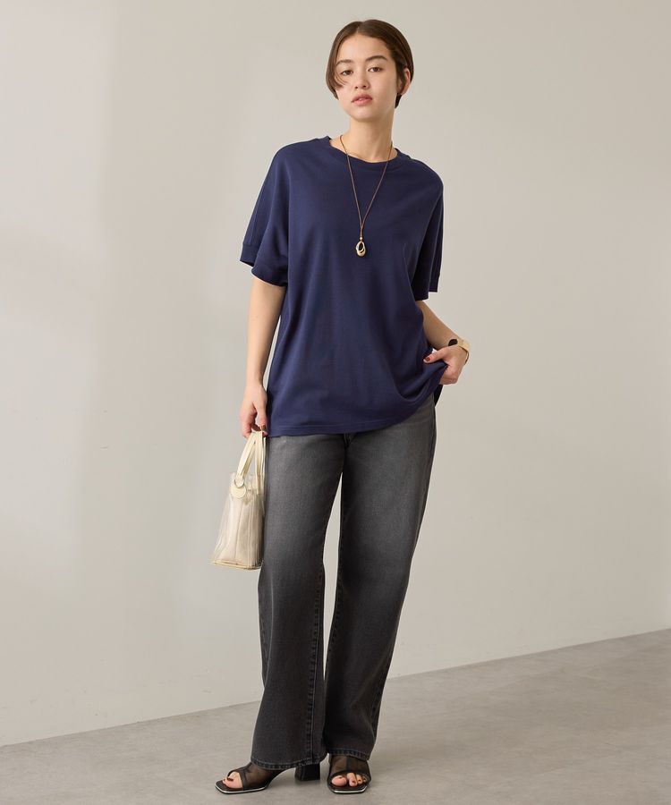 AMERICAN HOLIC「接触冷感スムースフレンチスリーブプルオーバー」|Tシャツ・カットソー|