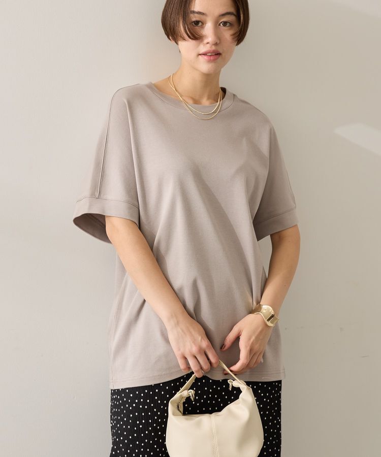 AMERICAN HOLIC「接触冷感スムースフレンチスリーブプルオーバー」|Tシャツ・カットソー|