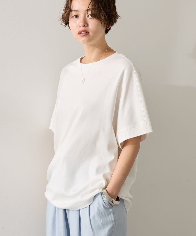 AMERICAN HOLIC「接触冷感スムースフレンチスリーブプルオーバー」|Tシャツ・カットソー|