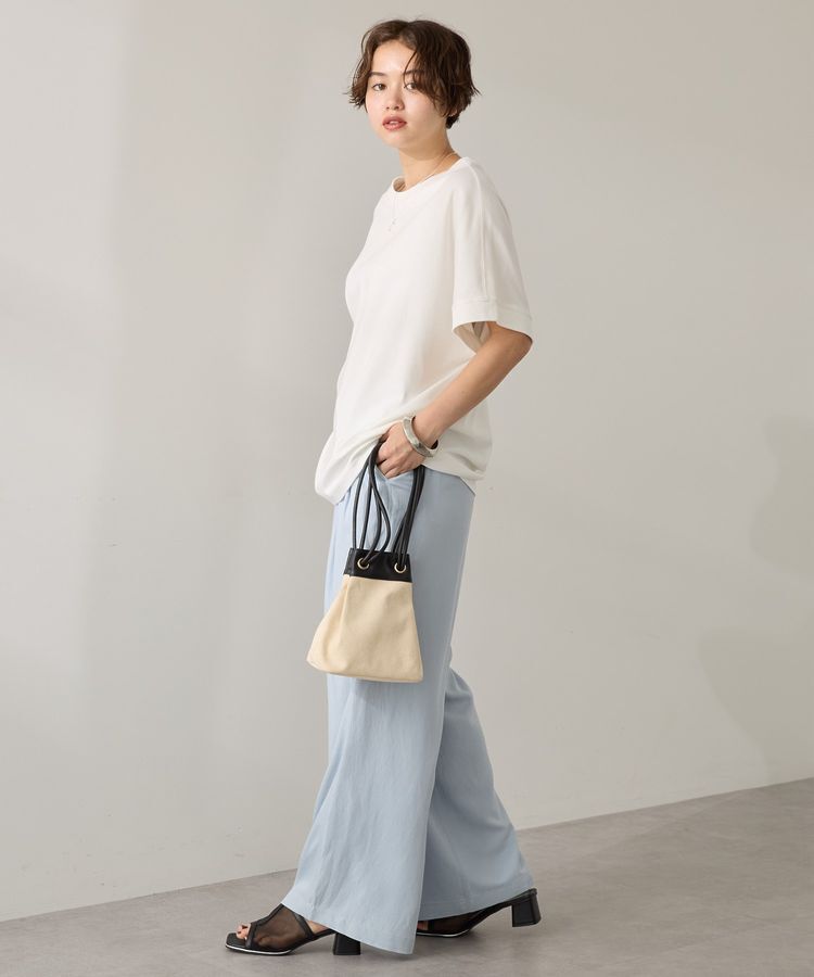 AMERICAN HOLIC「接触冷感スムースフレンチスリーブプルオーバー」|Tシャツ・カットソー|