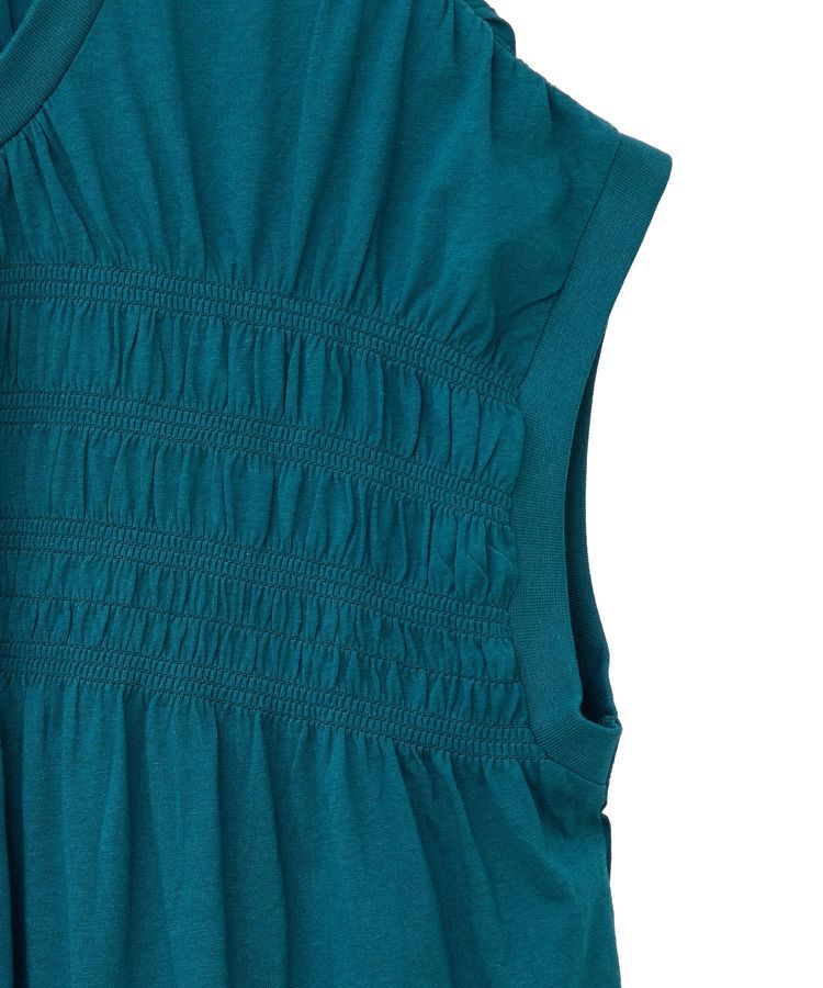 AMERICAN HOLIC「シャーリング半袖フレアプルオーバー」|Tシャツ・カットソー|