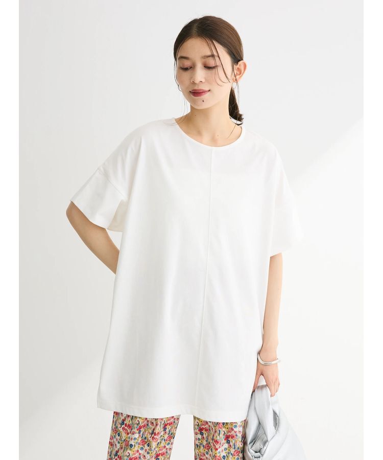 Green Parks「冷っとすずやか　袖広チュニック」|チュニック|