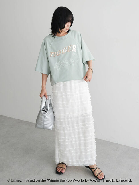 Green Parks「Winnie　the　Pooh/ショート丈プルオーバー」|Tシャツ・カットソー|