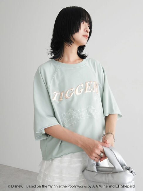Green Parks「Winnie　the　Pooh/ショート丈プルオーバー」|Tシャツ・カットソー|