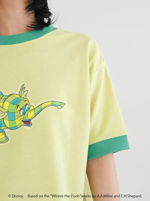Green Parks「Winnie　the　Pooh/ワッペンリンガーTEE」|Tシャツ・カットソー|