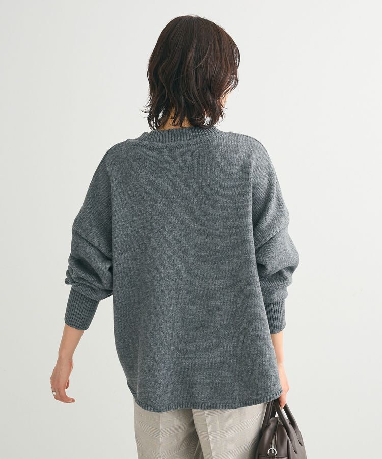 Green Parks「洗える Vネックニットプルオーバー」|ニット・セーター|