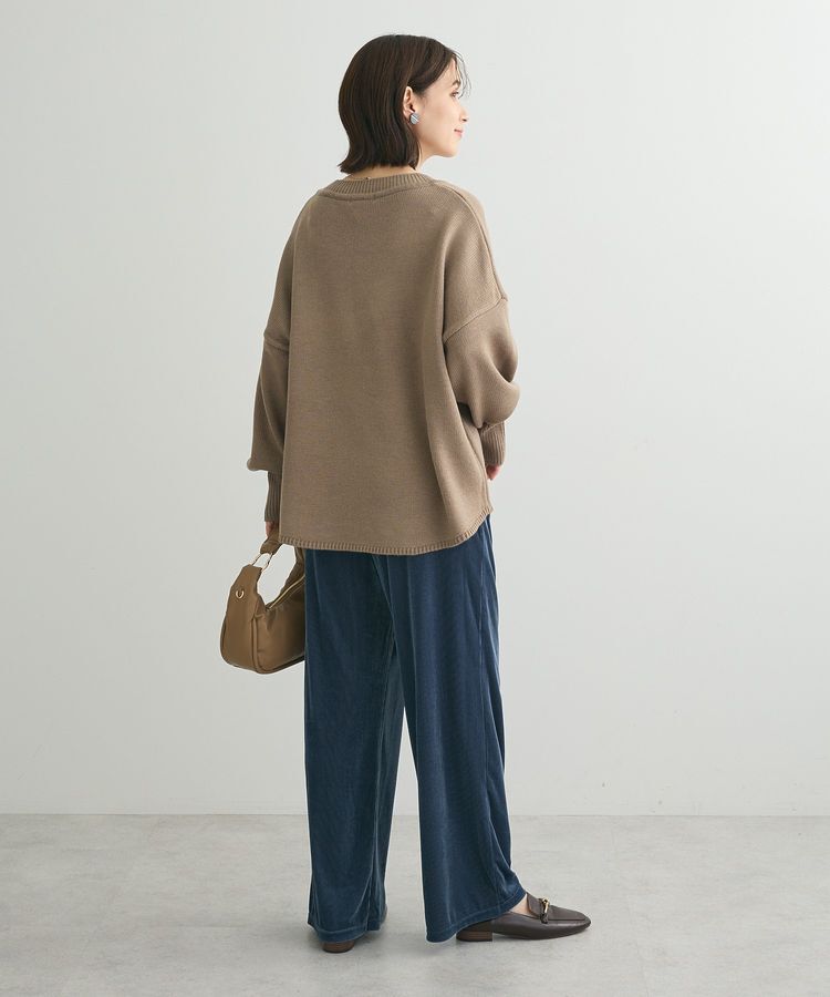 Green Parks「洗える Vネックニットプルオーバー」|ニット・セーター|