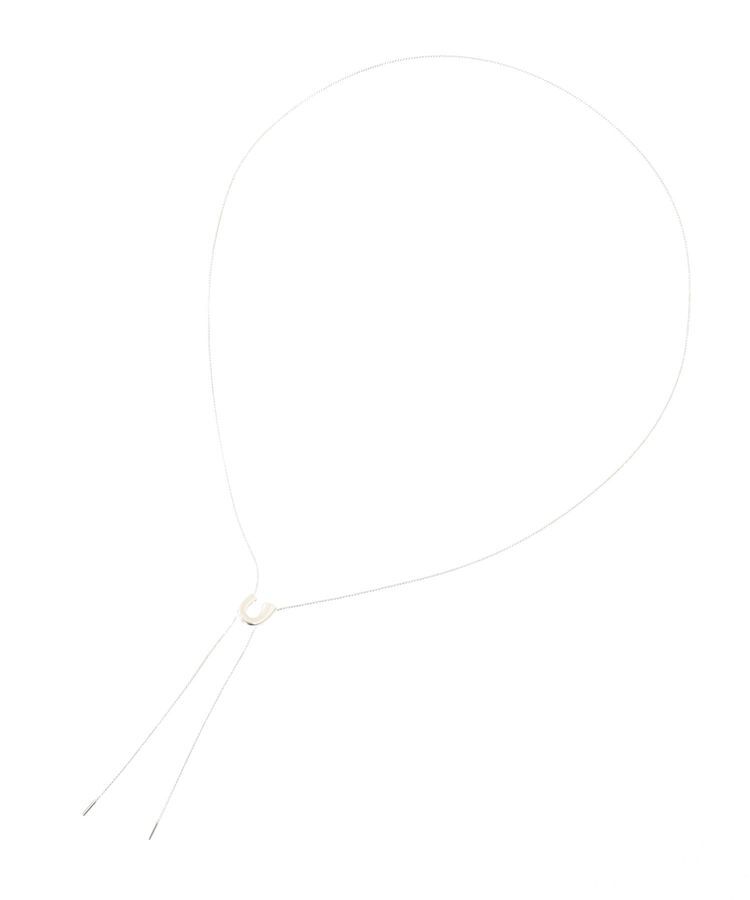 armonia「everywalk.U字スライドタイネックレス」|ネックレス|Silver