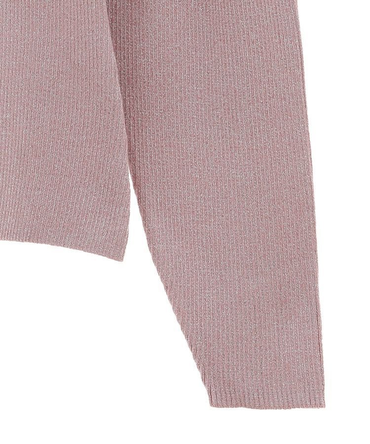 Green Parks「・swing by ラメニットパワーショルダー」|ニット・セーター|