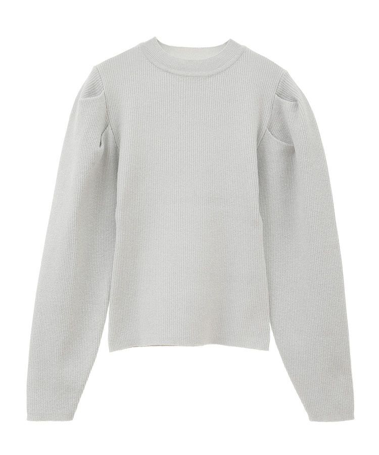 Green Parks「・swing by ラメニットパワーショルダー」|ニット・セーター|