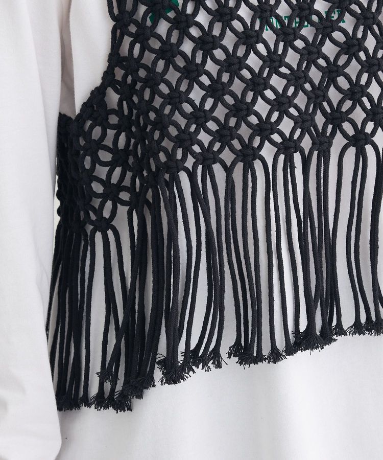 Green Parks「マクラメベスト」|ベスト・ジレ|