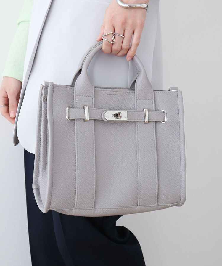 Green Parks「・KOSSORECO 2wayベルトスクエアミニバッグ」|ショルダー・メッセンジャー|Gray