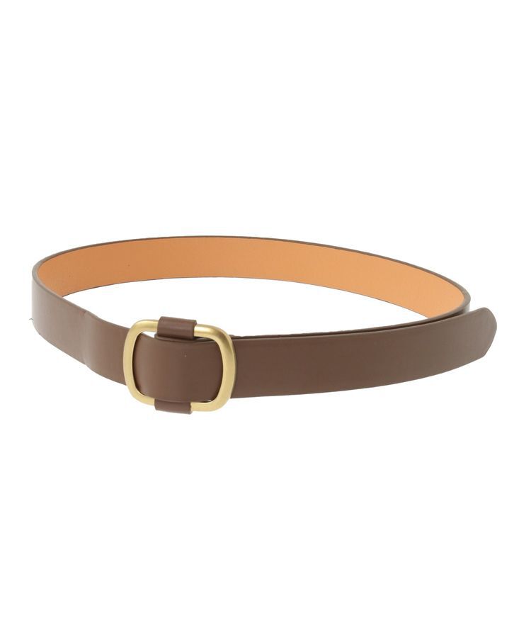 armonia「ETS.ピンレス太ベルト」|ベルト|Brown