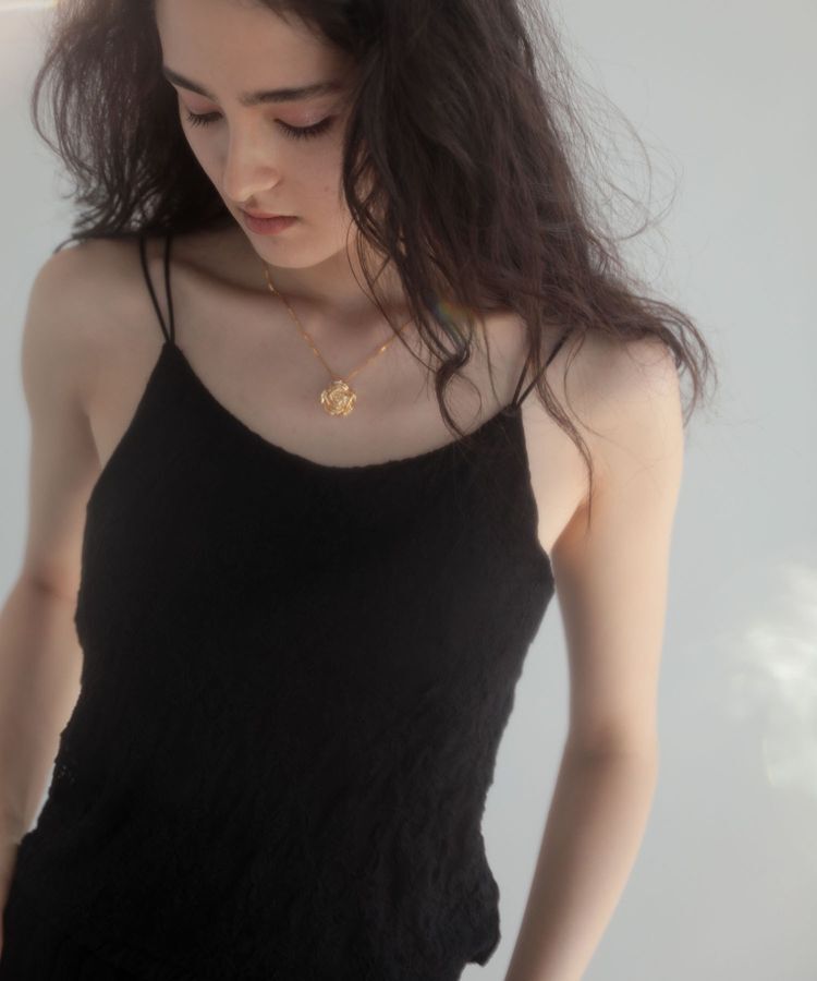 Green Parks「■ESCAR レースキャミソール(カップ付)」|キャミソール|