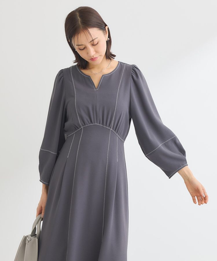 Green Parks「・ELENCARE DUEボリュームスリーブワンピース」|ワンピース|