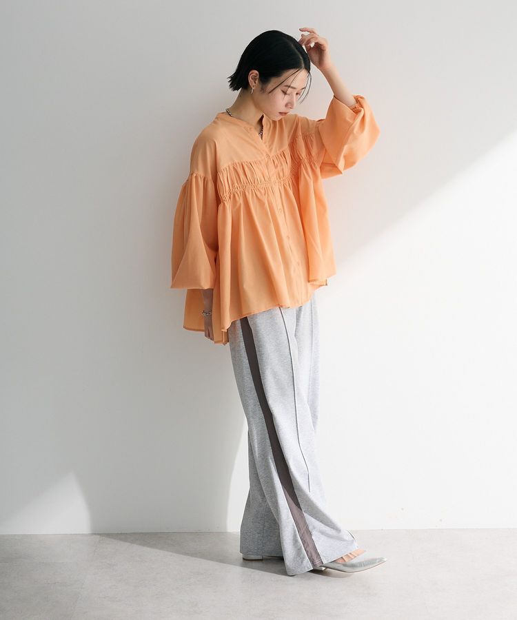 armonia「シャーリングスキッパーシャツ」|シャツ・ブラウス|