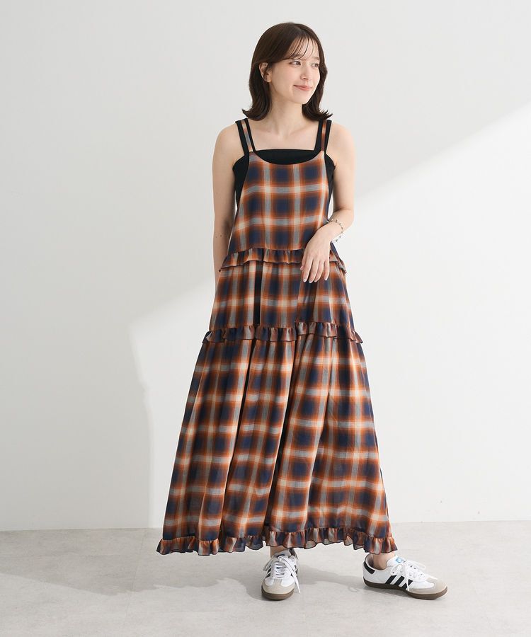 Green Parks「スクエアラメタンクトップ」|インナー|