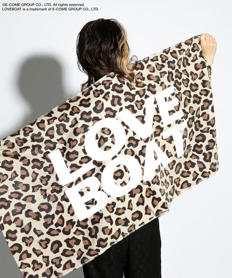 Green Parks「■LOVEBOAT レオパードビーチタオル」|ハンカチ|