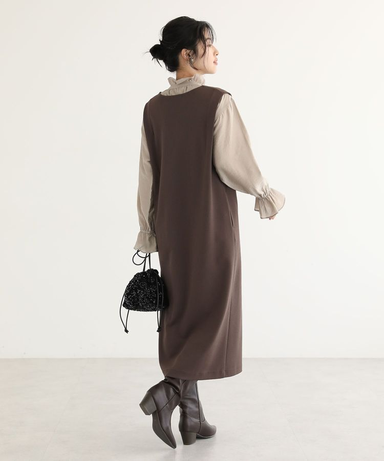 Green Parks「ジャケット風ジャンパースカート」|ジャンパースカート|