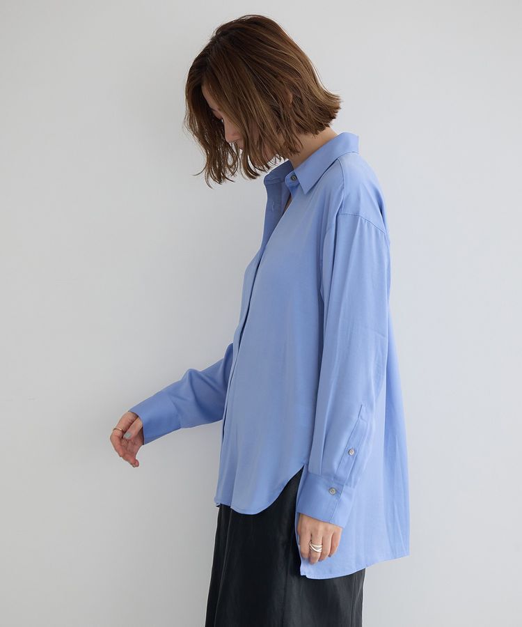 YECCA VECCA「ヴィンテージサテンシャツ」|シャツ・ブラウス|