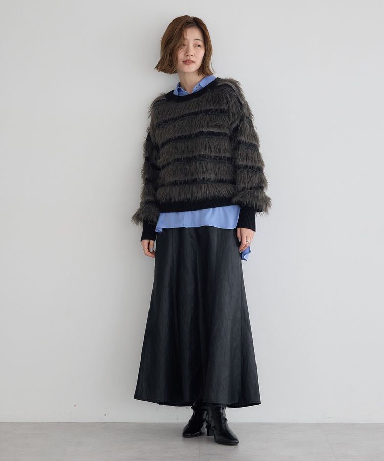 YECCA VECCA「ヴィンテージサテンシャツ」|シャツ・ブラウス|