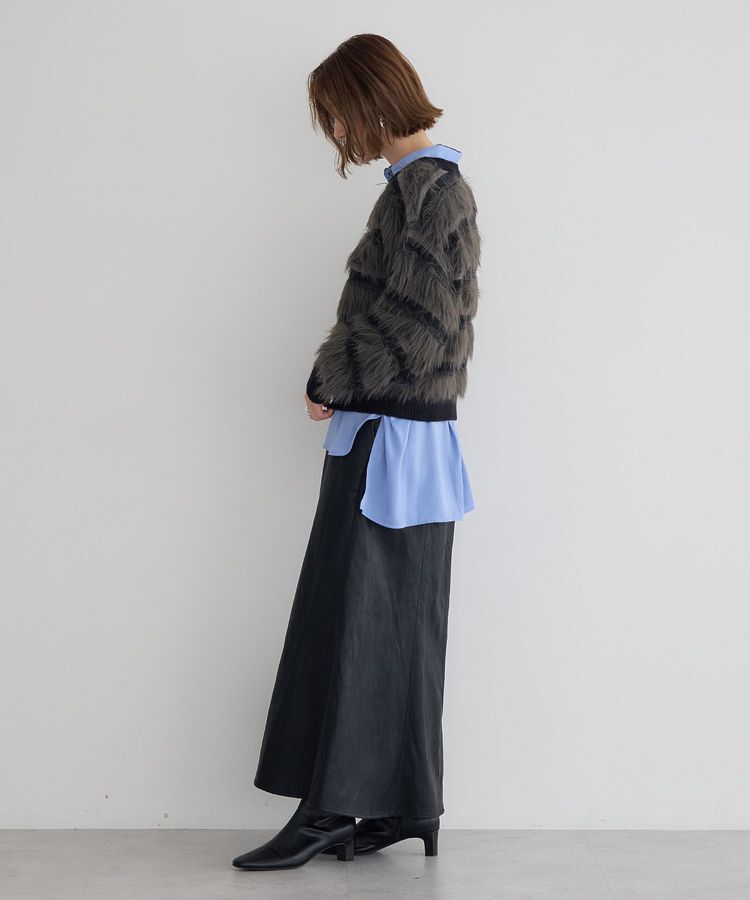 YECCA VECCA「ヴィンテージサテンシャツ」|シャツ・ブラウス|