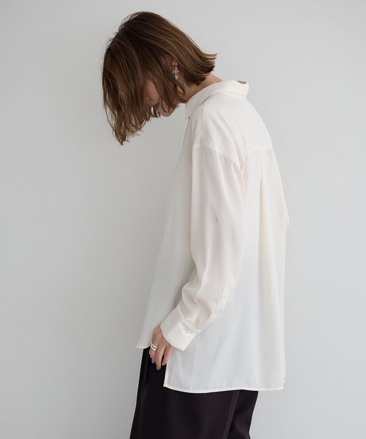 YECCA VECCA「ヴィンテージサテンシャツ」|シャツ・ブラウス|