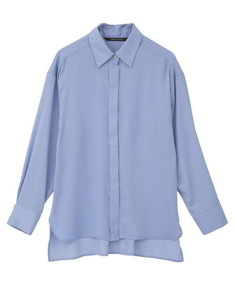 YECCA VECCA「ヴィンテージサテンシャツ」|シャツ・ブラウス|