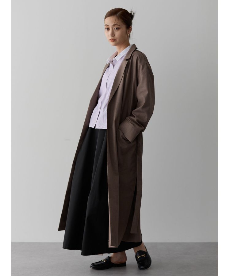 GARAGE OF GOOD CLOTHING「ロングガウンコート」|その他|Brown　mixture