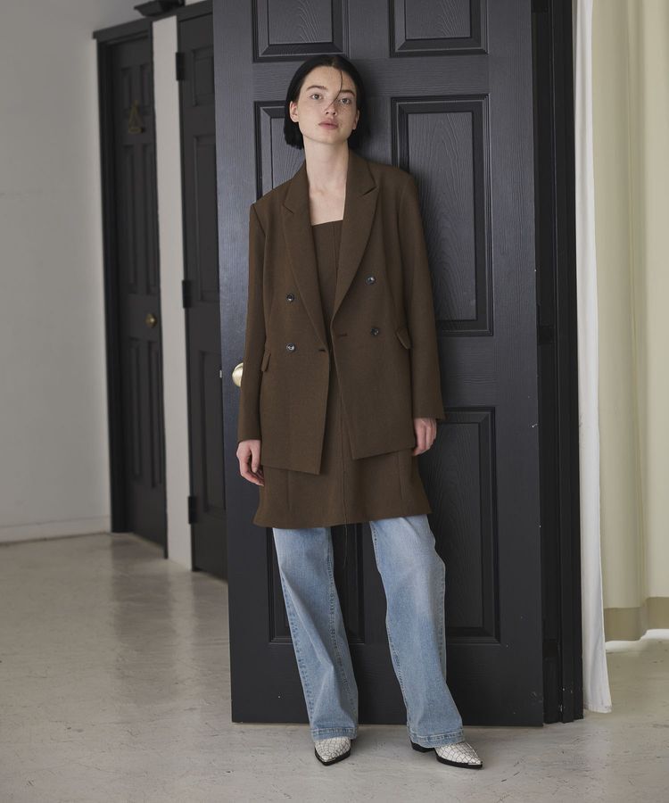 GARAGE OF GOOD CLOTHING「ベルト付きダブルテーラージャケット」|テーラードジャケット|