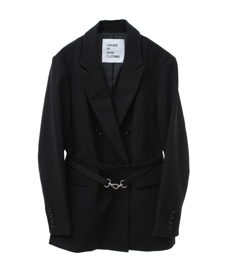 GARAGE OF GOOD CLOTHING「ベルト付きダブルテーラージャケット」|テーラードジャケット|