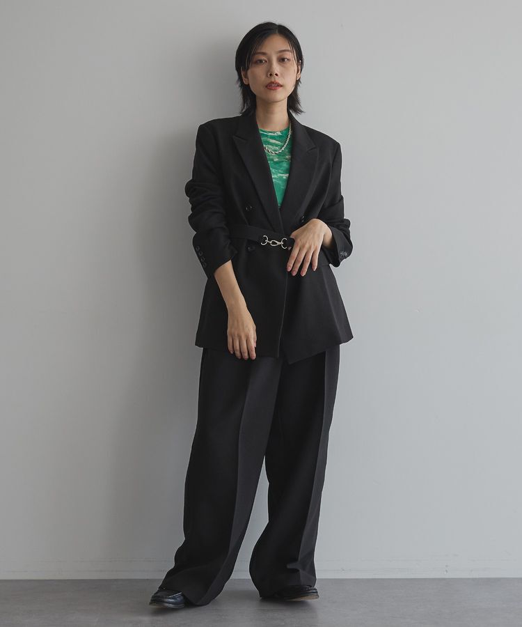 GARAGE OF GOOD CLOTHING「ベルト付きダブルテーラージャケット」|テーラードジャケット|