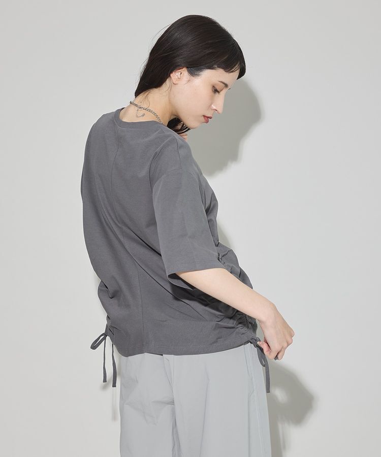 GARAGE OF GOOD CLOTHING「脇ドロストハーフスリーブプルオーバー」|Tシャツ・カットソー|