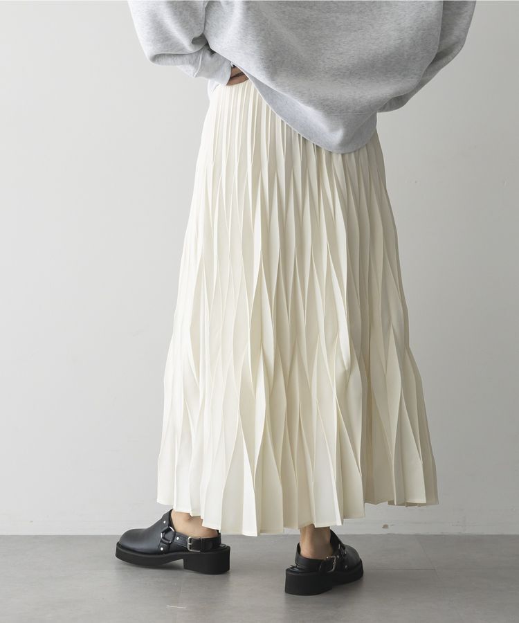 GARAGE OF GOOD CLOTHING「デシン変形プリーツスカート」|スカート|