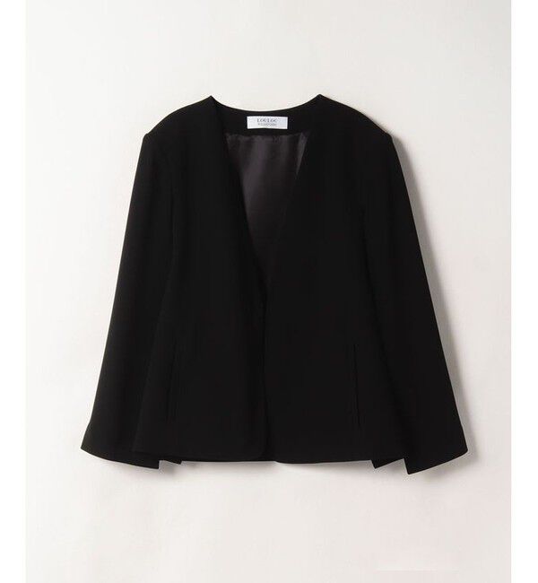 LOULOU WILLOUGHBY「【LOULOU WILLOUGHBY】リトルブラックケープジャケット」|その他|ブラック