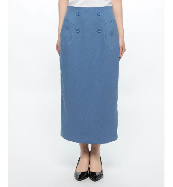 allureville「オックスフロントボタンタイトスカート」|スカート|