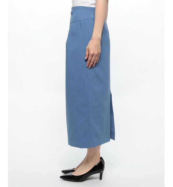 allureville「オックスフロントボタンタイトスカート」|スカート|