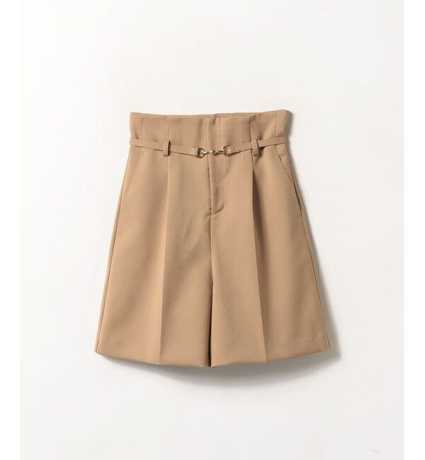 LOULOU WILLOUGHBY「【LOULOU WILLOUGHBY】ツイルショートパンツ」|その他|キャメル