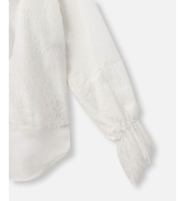 allureville「レーシードッキングシャツ」|シャツ・ブラウス|