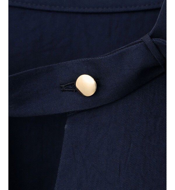 allureville「フリュイドオーバーラップブラウス」|シャツ・ブラウス|