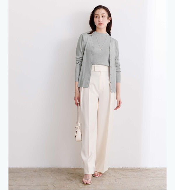 ur's「ラメVネックカーディガン」|ニット・セーター|