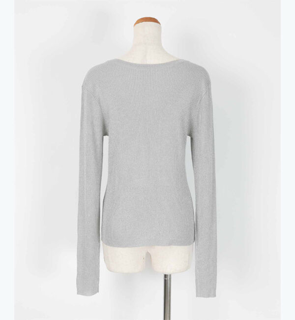 ur's「ラメVネックカーディガン」|ニット・セーター|