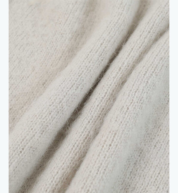 ur's「【星玲奈さんコラボアイテム】ウールブレンドオフショルダーニット」|ニット・セーター|