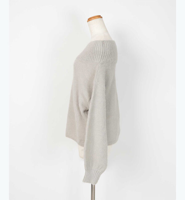 ur's「【星玲奈さんコラボアイテム】ウールブレンドオフショルダーニット」|ニット・セーター|